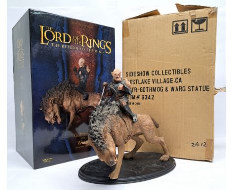 Sideshow Weta The Lord of the Rings The Return of the King Gothmog &amp; Warg. Good to Good plus