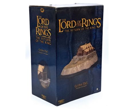 Sideshow Weta The Lord of the Rings The Return of the King Golden Hall Polystone Environment, LE 2410/4000, Excellent, within