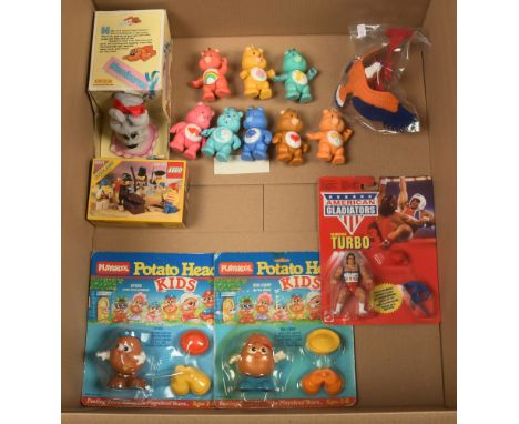 Lego Pirate Minifigures set 6251 (Sealed), with Zoar MOTU in a mixed group of vintage toys to include Kenner Care Bears, Play