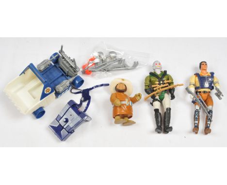Mattel Bravestar loose action figures and accessories, to include Marshall Bravestar, Deputy Fuzz with Prairie Rocket, Tex He