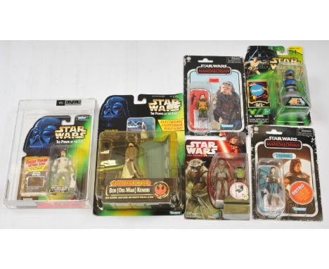 Assortment of sealed Hasbro /Kenner Star Wars modern figures inc. Power of the Force Freeze Frame AFA Graded 90 NM/MT, with S