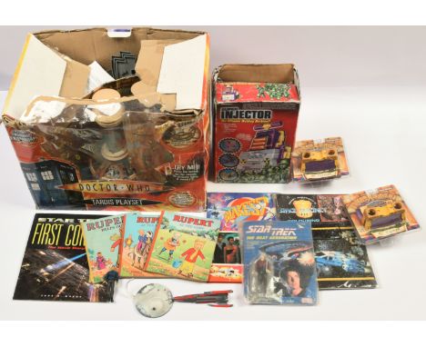 Quantity of TV &amp; Film related collectables, to include Galoob Star Trek The Next Generation Commander William Riker actio