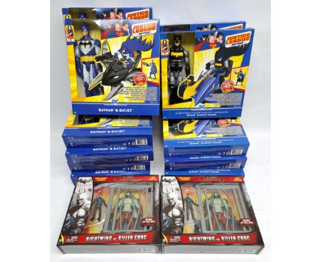 Mattel DC Justice League Batman with Batjet (x6) &amp; Batman with Knight Runner (x6) &amp; Multiverse KnightWing with Killer