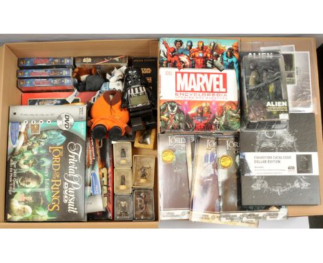 Quantity of TV &amp; Film related Collectables, to include Star Wars Identities Exhibition Catalogue Deluxe Edition, Neca Ali