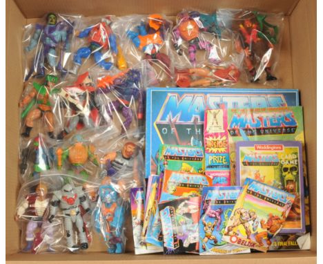 Mattel Masters of the Universe loose action figures x15 &amp; Masters of the Universe games and mini comics, figures are Fair