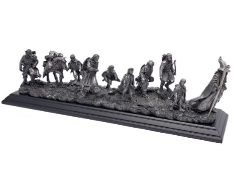 The Noble Collection The Lord of the Rings The Fellowship Pewter Sculpture, Excellent, within Good packaging. See photo.&nbsp