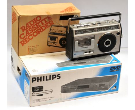 Phillips DVD / CD Player 710 (sealed) with PYE Radio Cassette recorder tr3720. Condition Good to Good plusCassette recorder w