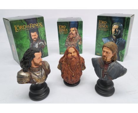 Sideshow Weta Lord of the Rings The Fellowship of the Ring Boromir (Son of Denethor), Gimli (Son of Gloin) &amp; Price Isildo