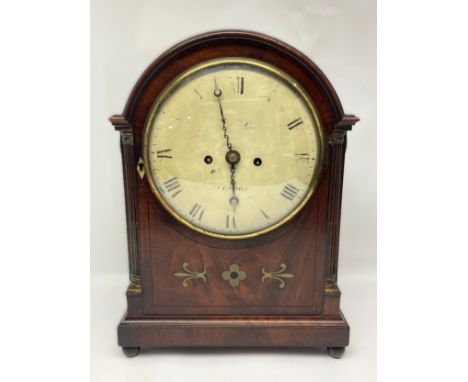 THOMAS PACE OF WHITECHAPEL, LONDON (act. in Whitechapel 1784-1825): A late 18th / early 19th Century arch-top bracket clock s
