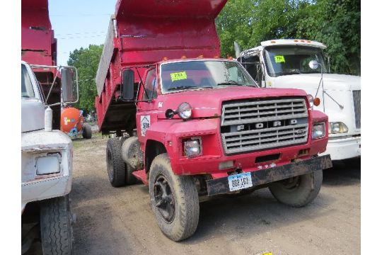 Ford dump truck vin #4