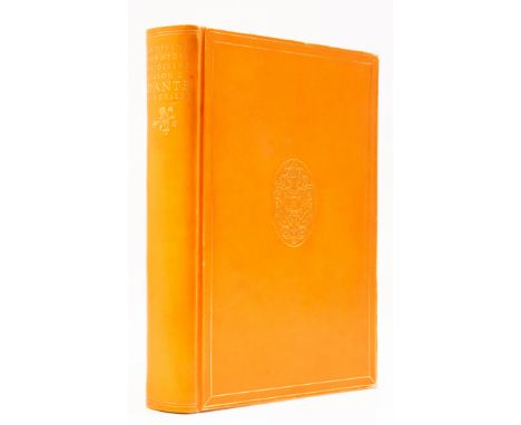 Nonesuch Press.- Dante Alighieri.&nbsp;La Divina Commedia or the Divine Vision..., translated by H. F. Cary, one of 1475 copi
