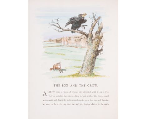 Aesop. Some of Aesop's Fables with Modern Instances, hand-coloured illustrations by Randolph Caldecott engraved by J.C.Cooper