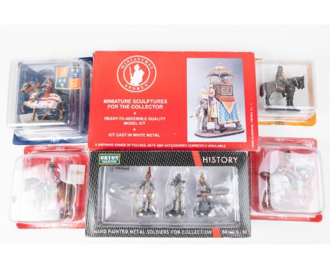 Large Quntity of Britains &amp; white metal soldiers and kits, Britains 43071 Queen Victoria presenting the first VC to Comma