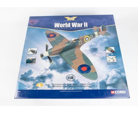 Corgi Aviation Archive. 1:32 scale. World War II Europe &amp; Africa (AA33903). Supermarine Spitfire Mk11A -P7966, D-B O/C Ta