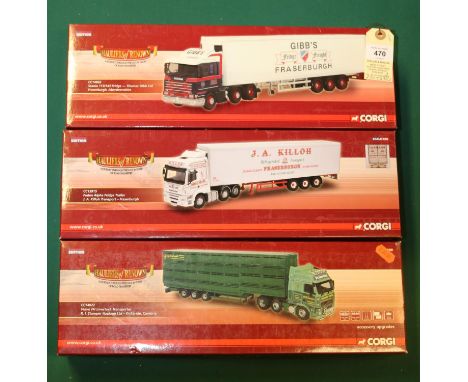 3 Corgi Hauliers of Renown series. A Volvo FH Livestock Transporter, R.I. Stamper Haulage Ltd-Kirkbride Cumbria CC14022. Scan