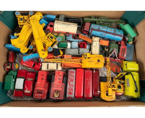 35x Dinky Toys for restoration. Including; 2x Austin Atlantic. Triumph Herald. Sunbeam Rapier. Aveling Barford Diesel Roller.