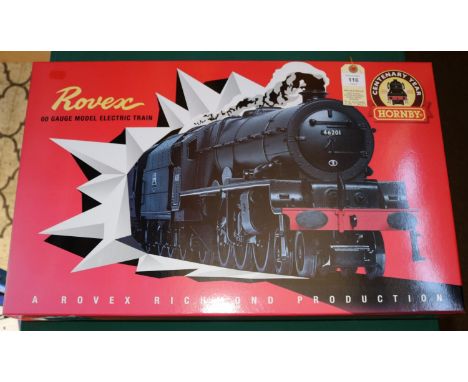 A Rovex OO gauge Model Electric Train. Produced by Hornby in their centenary year 1920-2020, R.1251M. Comprising BR 4-6-2 ten