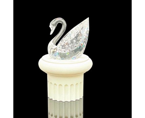 Commemorating the 100th ear of Swarovski brand. Clear crystal swan with original base. Swarovski marking. This item has its o