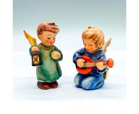 2 hand painted winged figures. Includes Goodnight (HUM 214), and The Accompanist (HUM 453). Goebel backstamps. This item has 