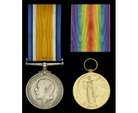 Pair: Lieutenant A. D. Napier, Royal Air Force, late Royal Flying Corps and Canadian Army Service Corps  British War and Vict