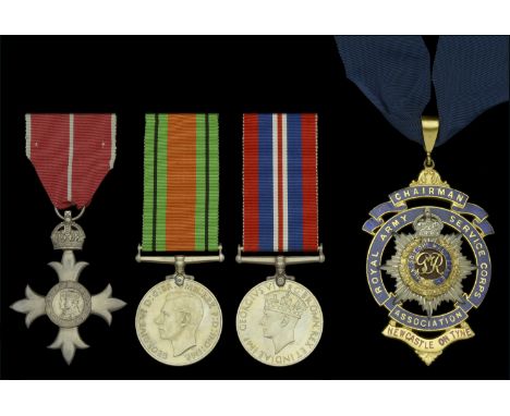 A Second War M.B.E. group of three awarded to Major J. G Willetts, Royal Army Service Corps  The Most Excellent Order of the 