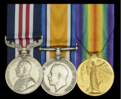 A Great War ‘Western Front’ M.M. group of three awarded to Lance Corporal E. Robinson, 47th Battalion (British Columbia), Can