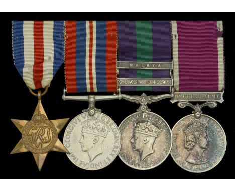 Four: Regimental Sergeant-Major I. M. Barlass, Royal Artillery   France and Germany Star; War Medal 1939-45; General Service 