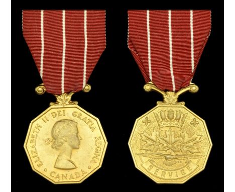 Canadian Forces Decoration, E.II.R. (Major L. R. Whitehorn) good very fine £50-£70