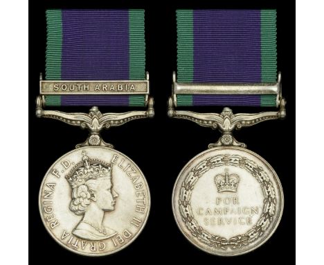 General Service 1962-2007, 1 clasp, South Arabia (23977782 Pte. J. A. Riddiford. Lan. R. (PWV)) nearly extremely fine and a s