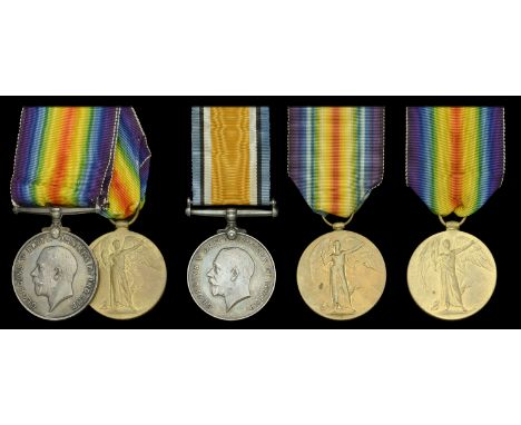 Pair: Sergeant W. Webster, 47th Battalion (British Columbia), Canadian Infantry British War and Victory Medals (790548 A. Sjt