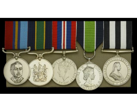 Five: Sergeant Mutandwa, Rhodesian Police, late British South Africa Police  Rhodesia, General Service Medal (11528 Sgt. Muta