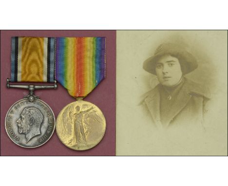 Pair: Worker Isabel Williams, Queen Mary’s Army Auxiliary Corps  British War and Victory Medals (24364 Wkr. I. Williams. Q.M.