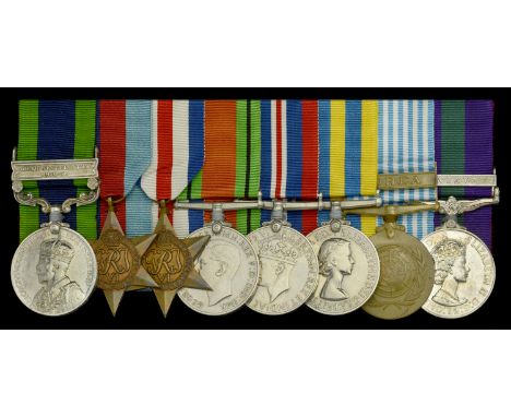 Eight: Sergeant W. H. Jackman, Royal Tank Regiment  India General Service 1908-35, 1 clasp, North West Frontier 1930-31 (7878