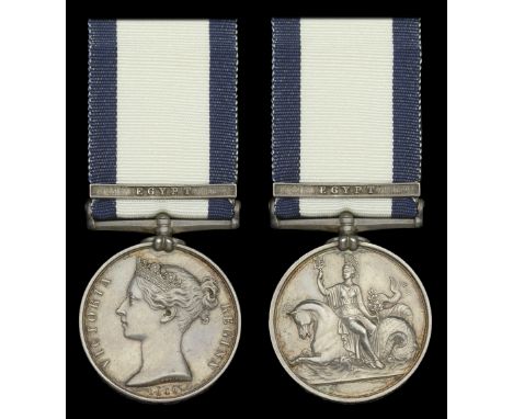 Naval General Service 1793-1840, 1 clasp, Egypt (John Douglas.) toned, light edge bruises, otherwise good very fine  £1,400-£