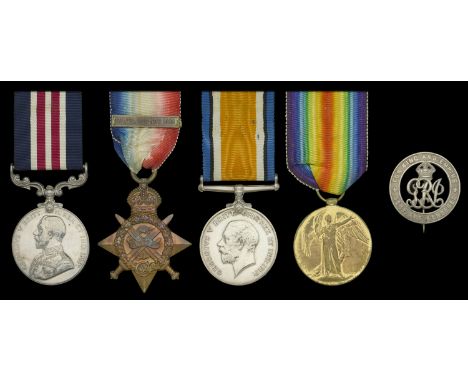 A Great War ‘Western Front’ M.M. group of four awarded to Sapper J. Bennett, 79th Field Company, Royal Engineers   Military M