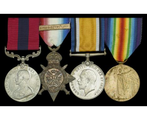 A Great War ‘Western Front 1915’ D.C.M. group of four awarded to Lance-Corporal J. J. Ingram, 3rd Battalion, Coldstream Guard