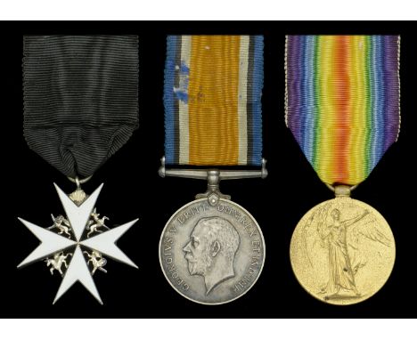 An Order of St. John group of three awarded to Henry E. R. Taylor, British Red Cross Society  The Order of St. John of Jerusa