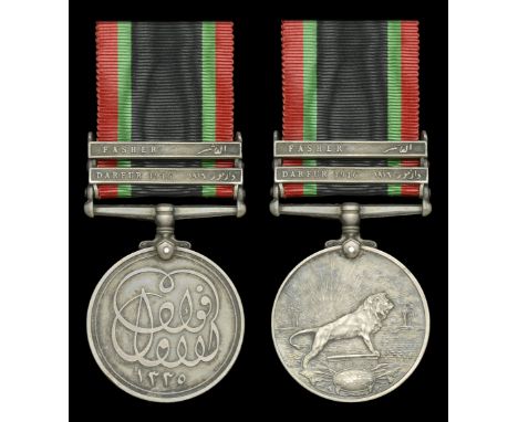 Khedive’s Sudan 1910-21, 2nd issue, 2 clasps, Darfur 1916, Fasher (14115 Pte. C. C. Bennett. R. War. R.) officially impressed