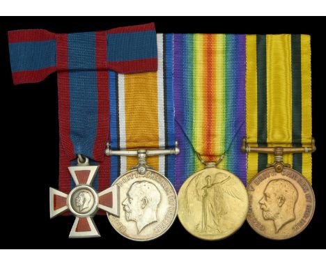 A Great War A.R.R.C. group of four awarded to Sister E. L. Earle, Territorial Force Nursing Service  Royal Red Cross, 2nd Cla