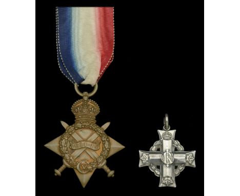 The 1914-15 Star awarded to Major N. M. Moncreiff, 2nd Canadian Mounted Rifles, who was wounded in action on the Western Fron