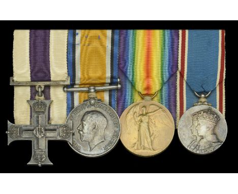 A Great War ‘Western Front’ M.C. group of four awarded to Captain Lord Mowbray, 8th Hussars, later Grenadier Guards and Premi