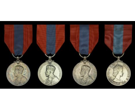 Imperial Service Medal (4), G.V.R., Circular issue, 2nd ‘Coronation robes’ issue (3) (Arthur Mason.; George Tylden Perch; Hen