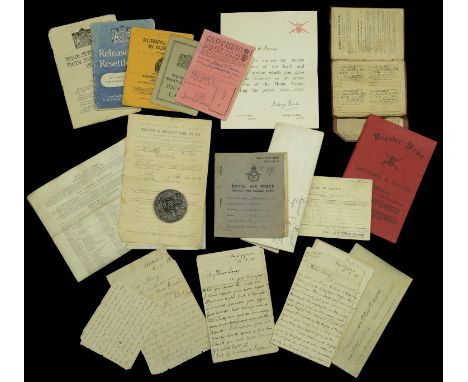 Miscellaneous Documents, booklets and ephemera, mainly of military interest. Comprising a Soldier’s ‘Brown Book’ Service and 