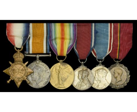Six: Captain M. A. Cassidy, British Red Cross Society  1914-15 Star (M. A. Cassidy. B.R.C. & St. J.J.); British War and Victo