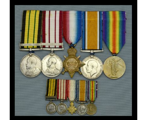 Five: The Reverend F. T. Robinson, Chaplain, Royal Navy  Africa General Service 1902-56, 1 clasp, Somaliland 1908-10 (F. T. R