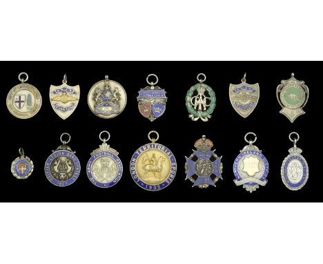 Regimental Sporting Medallions (14), Northern Ireland District Curragh Challenge Cup 1927 (1st D.L.I. ‘C’ Coy Cpl. J. Gallagy