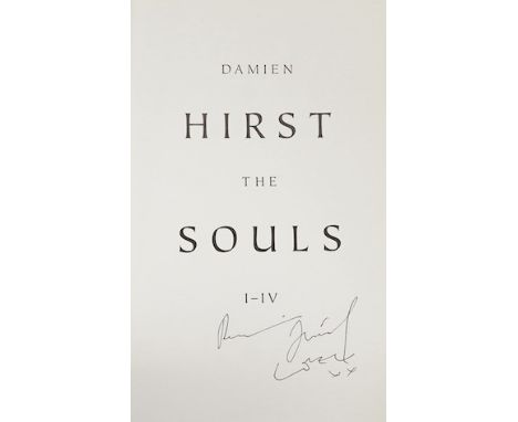 ° ° Hirst, Damien - The Souls I-IV. First Edition. 4 plates of coloured foil block prints and 320pp. of (captioned) coloured 