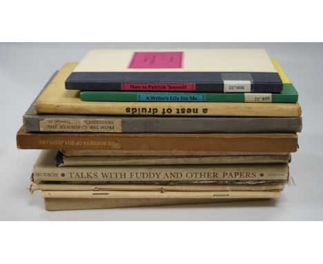 ° ° Sussex /Sussex Related Presses - 1. Guthrie, J. Last Bookplates, Pear Tree Press, Flansham, Bognor, 1929.2. Whitbourn, F.