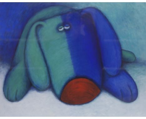 Mike Abrams (Contemporary), Gicleé print, 'Man flu', limited edition 36/150, monogrammed in pencil, COA verso, 44 x 53cm. Con