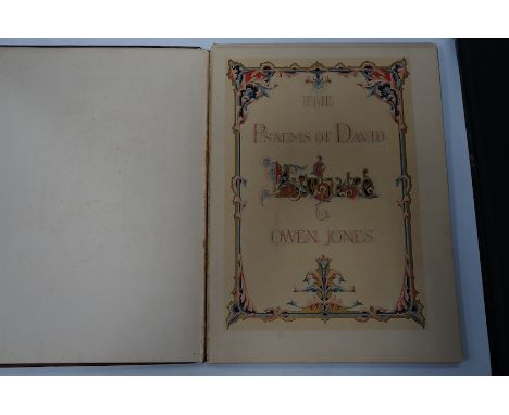 ° ° Jones, Owen (1809-1874) The Psalms of David. ("Twenty Six Psalms of David," cover title.) . Folio (422 x 315). Chromolith